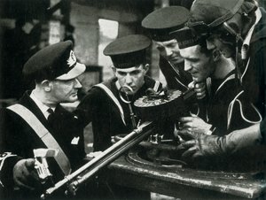Machinegeweer instructie, Fleet Air Arm, ca. 1943