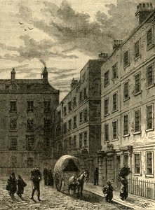 Macklins Huis, Tavistock Row, 1881 door Unbekannt