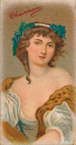 Madame Cail als een Bacchante door Louis-Marie Sicardi
