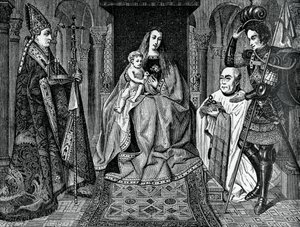 Madonna en Kind met kanunnik Joris van der Paele, 1436, 1870 door Unbekannt