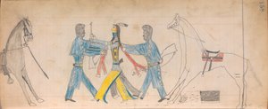 Maffet Ledger: Zwarte Cavalerie Officieren en Indiaan
