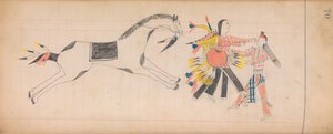 Maffet Ledger: Tekening, ca. 1874-81