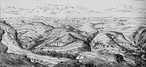 Magdala, en de Vallei van de Bashilo, ca. 1880