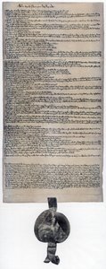 Magna Carta, Engels handvest oorspronkelijk uitgegeven in 1215