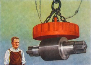 Magneet die 46 ton tilt, 1938