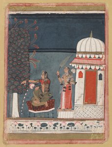 Malashri Ragini uit een Ragmala-serie, 1640 door Unbekannt