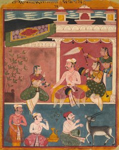 Malkaus Raga, uit Ragamala, ca. 1610