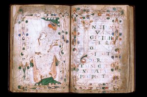 Manche N* 067, Vil de Mortain, Schat van de collegiale Saint Evroult, Evangelieboek uit de 10e eeuw