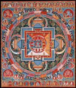 Mandala van Jnanadakini, eind 14e eeuw