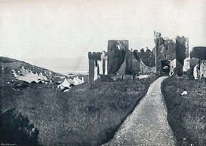 Manorbier - Het Kasteel, 1895 door Unbekannt