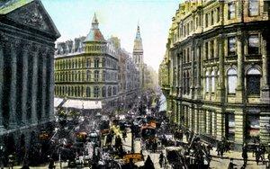 Mansion House en Cheapside, Londen, vroege 20e eeuw