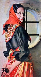 Manuela Del Rio, Spaanse actrice en danseres, 1943 door Unbekannt