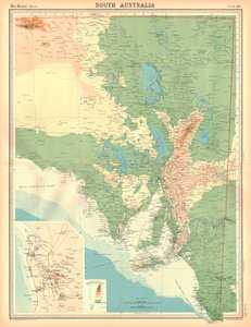 Kaart van Zuid-Australië door Unbekannt
