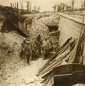 Marceau-kazerne, Verdun, Noord-Frankrijk, 1916