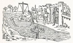 Marco Polo Landt in Ormoez, c1300, 1912 door Unbekannt