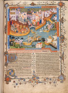 Vertrek van Marco Polo uit Venetië in 1271 uit Marco Polo