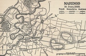 Marengo - 14 juni, 1800 Ochtendgevecht, 1896 door Unbekannt