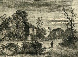 Margaret Finchs Cottage, Norwood in 1808, ca. 1878