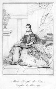 Marie-Josèphe van Saksen, Dauphine van Frankrijk door Unbekannt