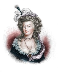 Marie Antoinette, Koningin Gemalin van Lodewijk XVI van Frankrijk door Unbekannt