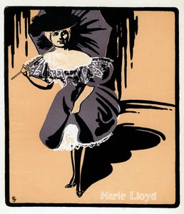 Marie Lloyd 1870-1922, Engelse music hall zangeres, eind 19e eeuw