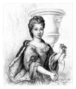 Marie Louise Elisabeth van Orléans door Unbekannt