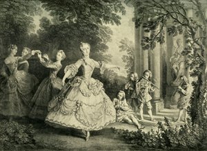 Marie Sallé danst, 1732, 1908