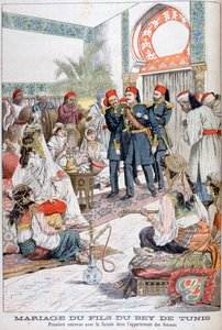 Huwelijk van de zoon van de Bey van Tunis, 1903 door Unbekannt