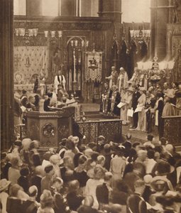Getrouwd in Westminster Abbey, 26 april 1923 door Unbekannt