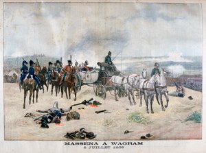 Maarschalk Massena bij de Slag bij Wagram, Oostenrijk, 5-6 juli 1809, 1904 door Unbekannt