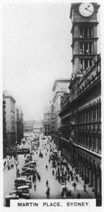 Martin Place, Sydney, 1928 door Unbekannt