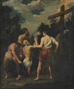 Martelaarschap van Sint Andreas door Unbekannt
