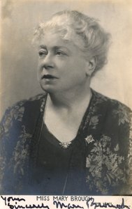 Mary Brough 1863-1834, Engelse actrice, 20e eeuw