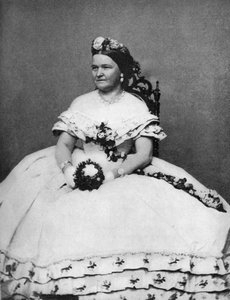 Mary Todd Lincoln, vrouw van President Abraham Lincoln, c1860s, 1908