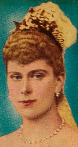 Mary van Teck bij haar huwelijk met de Hertog van York, 1893 1935 door Unbekannt