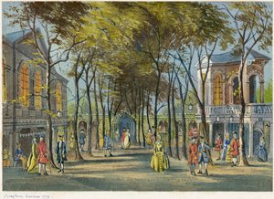 Marylebone Gardens, Londen, 1778 door Unbekannt