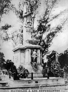 Mausoleum voor de geëxecuteerde medische studenten, 1890, 1902s
