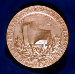 Medaille ter herdenking van de Nederlandse natuurkundige Johannes Diderik van der Waals door Unbekannt