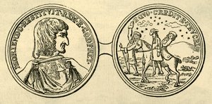 Medaille ter herdenking van de moord op Godfrey, ca. 1876 door Unbekannt