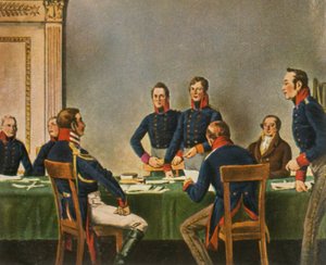 Vergadering van de Reorganisatiecommissie in Koningsbergen, 9 juli 1807
