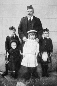Leden van de koninklijke familie, Balmoral, Schotland, 1902
