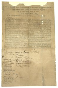 Memorial aan de Eerbare Raad van Commissarissen voor het aanpassen van landclaims in het Territorium van Louisiana, 1803-1815 door Unbekannt