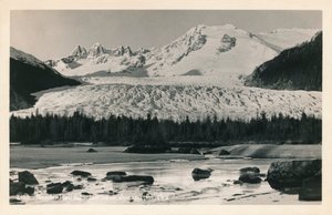 Mendenhall-gletsjer bij Juneau, Alaska, ca. 1940