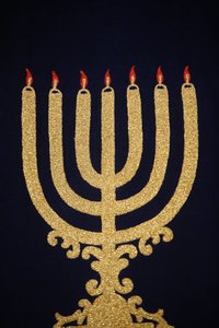 Menorah in Stadttempel synagoge, Wenen, Oostenrijk door Unbekannt