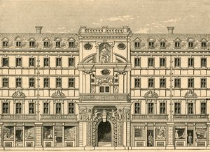 Mercers Chapel, herbouwd na de brand door Unbekannt
