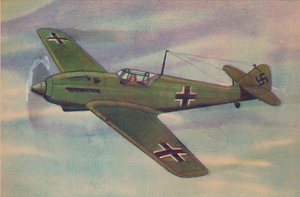 Messerschmitt M.E. 109 jachtvliegtuig, ca. 1944