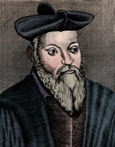 Michel Nostradamus 1503-1556, Franse arts en astroloog, 17e eeuw door Unbekannt