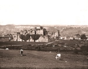Middleham Kasteel, Yorkshire, 1894 door Unbekannt
