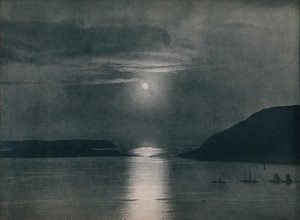 Middernachtzon in Hammerfest, 1914 door Unbekannt
