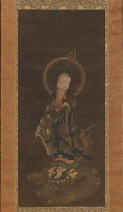 Mikaeri Jizo Bosatsu, 14e eeuw door Unbekannt